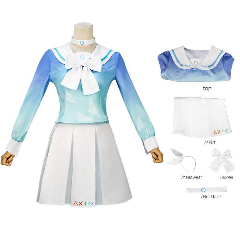Blue Archive The Animation Arona Cosplay Costume With Polyester Fabric For Anime Role Play M