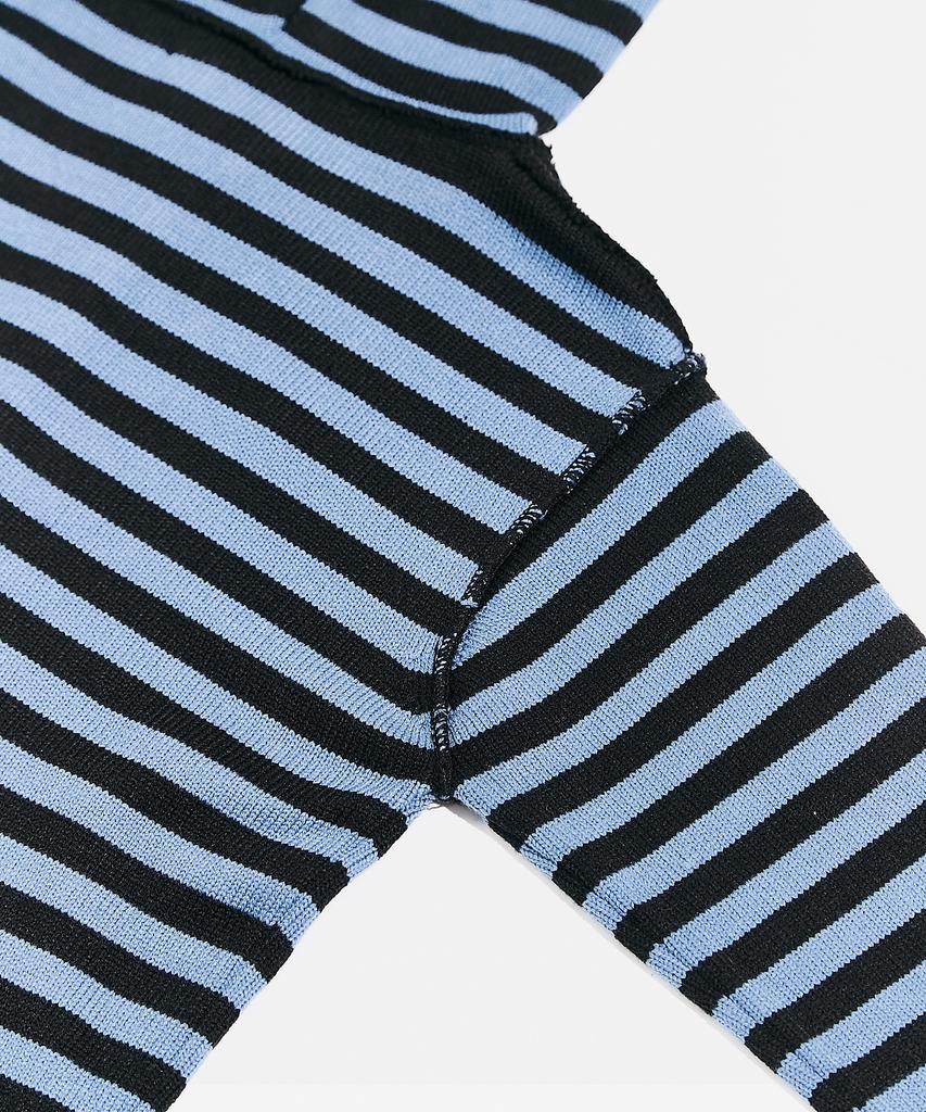 Sudadera con capucha y cremallera VASTIC S / T de punto_Negro / Azul