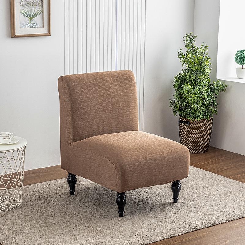 Amazon Home Hotel Elastic Jacquard Chair Cover Protective Cover Armless Single Sofa Fat Chair Cover