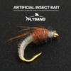 Realistic Nymph Scud Flies Trout Fishing Lures Mustad Hooks Waterproof Box Freshwater Bait 6Pcs Size12