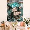 Requiem for A Dream 2000s Popular Classic Movies Anime Tapestry Art Science Fiction Room Home Decor Wall Art Decor