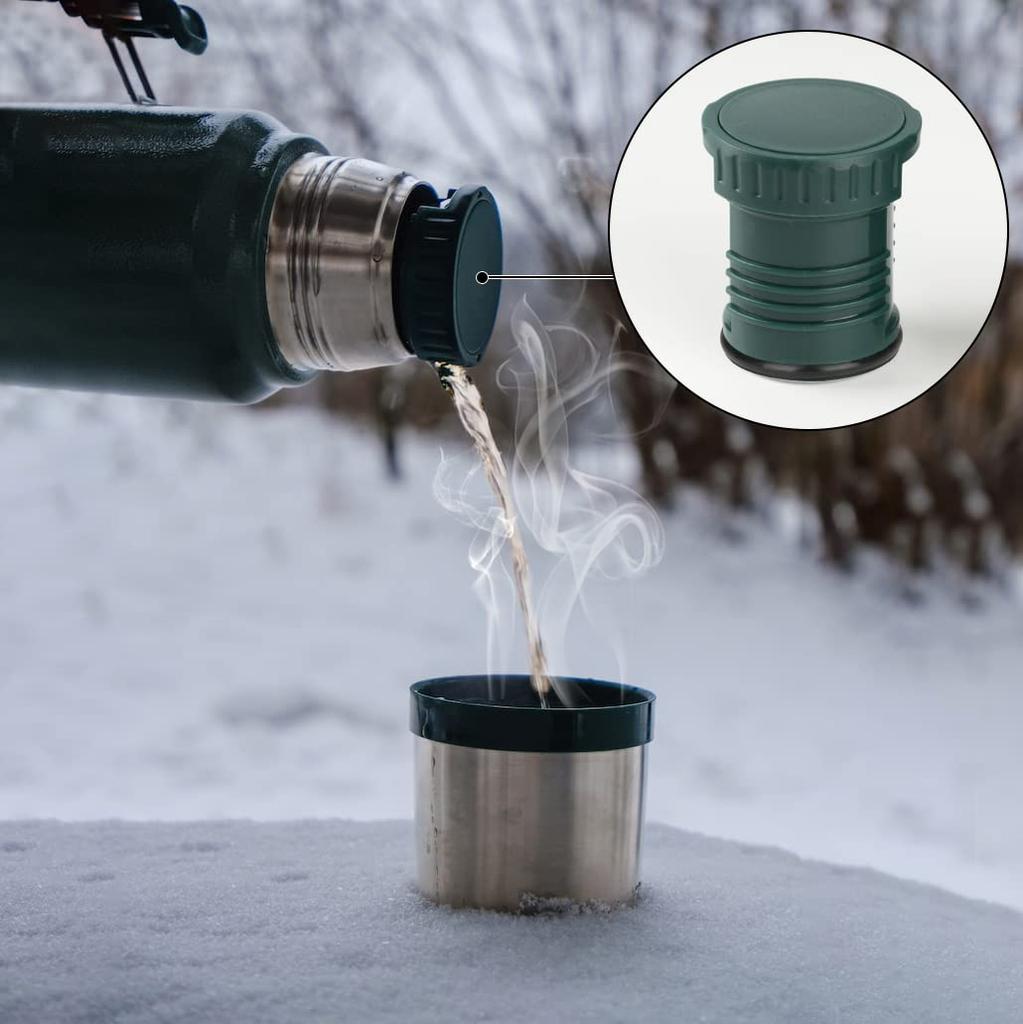 LUAATT Replacement Green Water Stopper for Stanley Classic Stainless Steel Vacuum Bottles Leak-Proof (1.1 Quart/1.5QT/2 Quart)