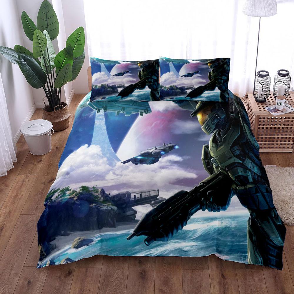 Song At Creations End Duvet Cover Set UK Single Double King US Twin Full Queen Size Anime Bed Linen Set