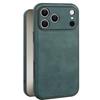 For iPhone 17 16 15 14 13 12 11 Pro Max Plus Case Luxury Soft Leather Back Lens Protector Edge Full Coverage Cover