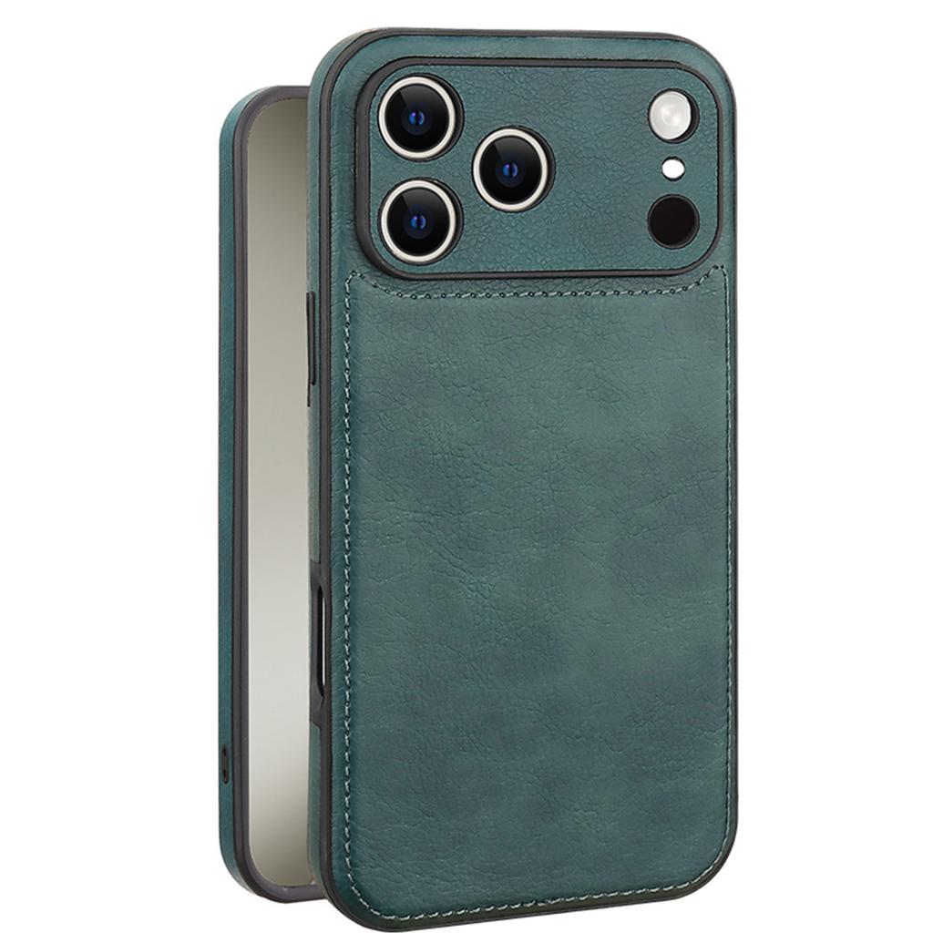 Pour iPhone 17 16 15 14 13 12 11 Pro Max Plus Coque Luxe Cuir Souple Arrière Protection Objectif Bord Couverture Complète