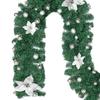 Christmas Illuminate Garland 8.8ft Rattan Christmas Battery Operated Artificial Flower Vine Plants Christmas Decorations