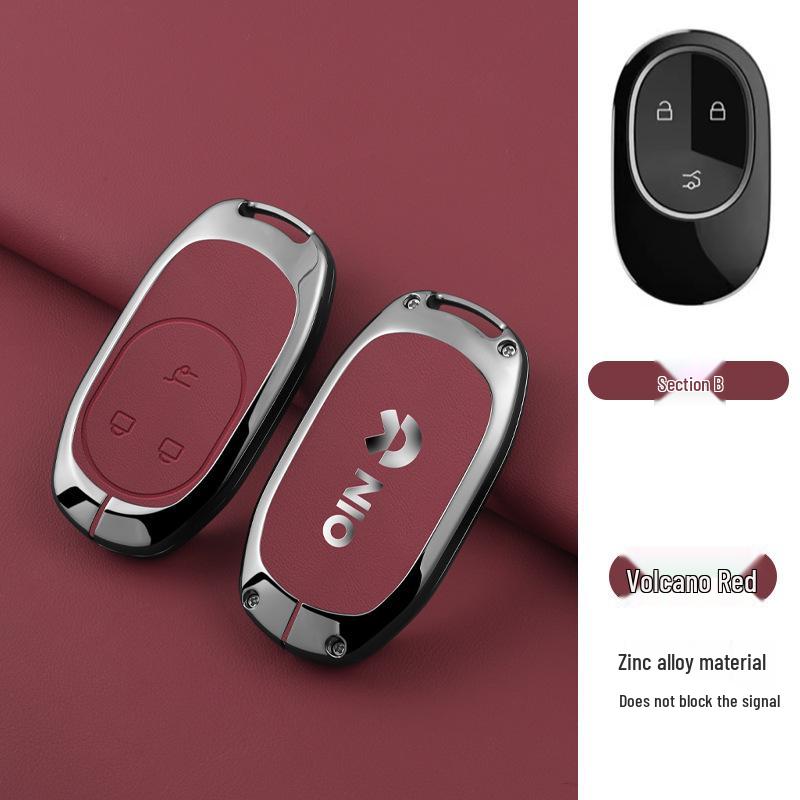 NIO ES6/ES7/ET7/ET5 Creative Metal Keychain for Men & Women - Car Pendant/Bag Charm.