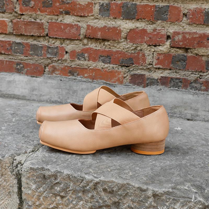 

Кожаные женские балетки Мэри Джейн с перекрестными полосками и квадратным каблуком в винтажном стиле с плиссировкой, верхняя одежда, одиночные туфли 40