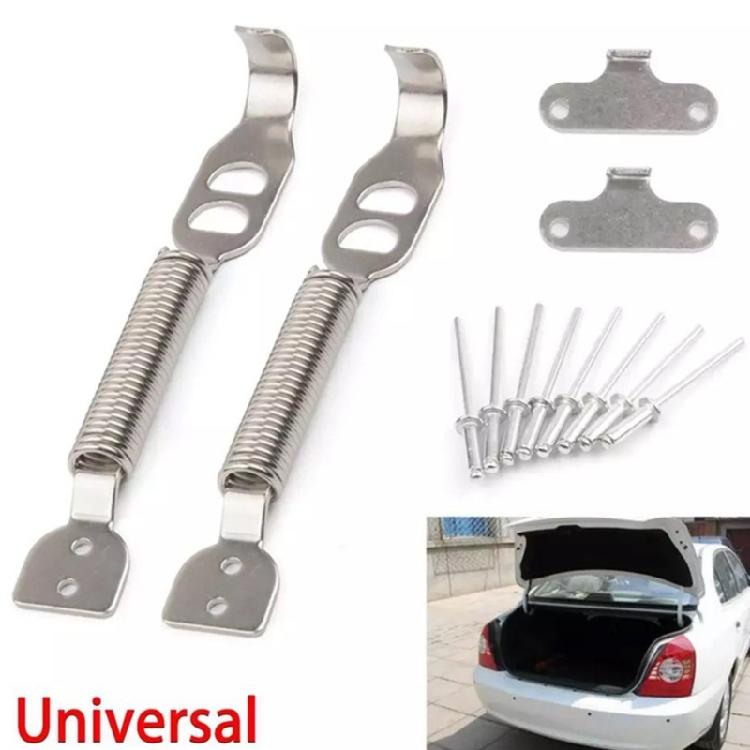 Automotive Clip Stainless Bonnet Springs Fastener Clips Car Hood Spring Pin Hood Pin Lock Kit Hood Clips