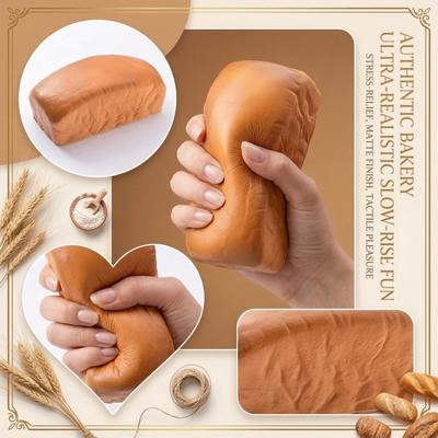 Simulated Bread Slow- Toy, Stress-relieving Finger Ball Toy Gift