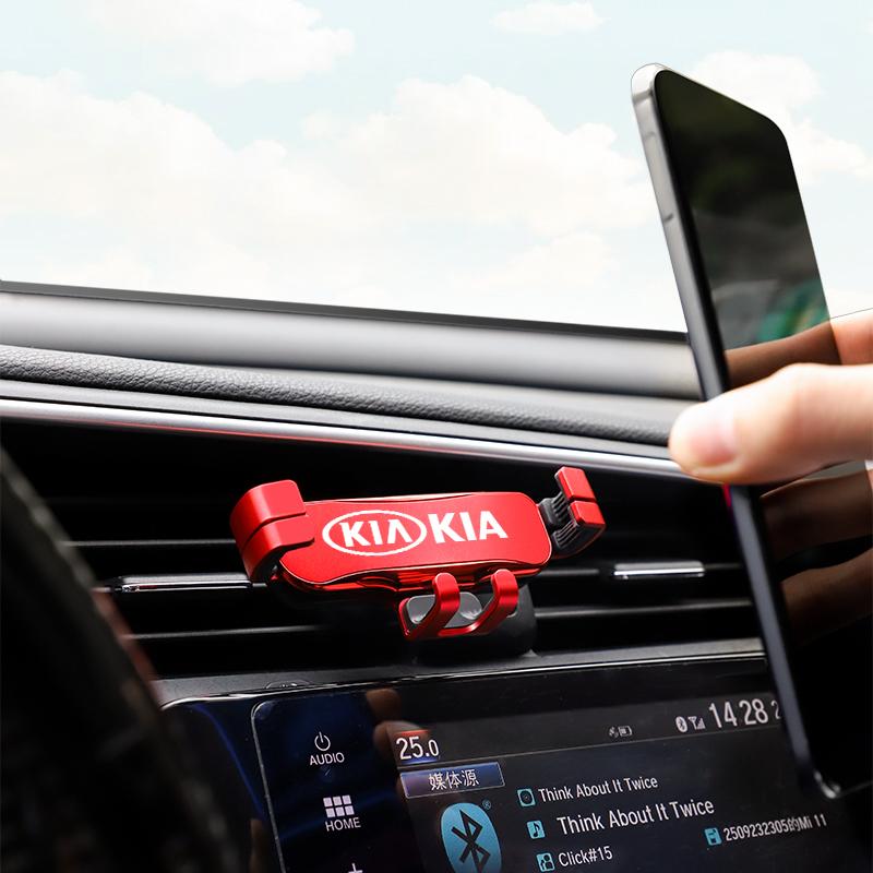ACO1 Car Phone Holder 360 Rotation Gravity Auto Grip Bracket For Kia Morning Picanto Rio Stonic Sportage Ceed Optima Forte 5 3 4 K7 K