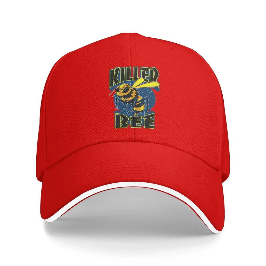 Killer Bee Sun Baseball Cap Cartoon Pattern Summer Trendy Trucker Hat For Couple Women Outdoor Gym Baseball Caps