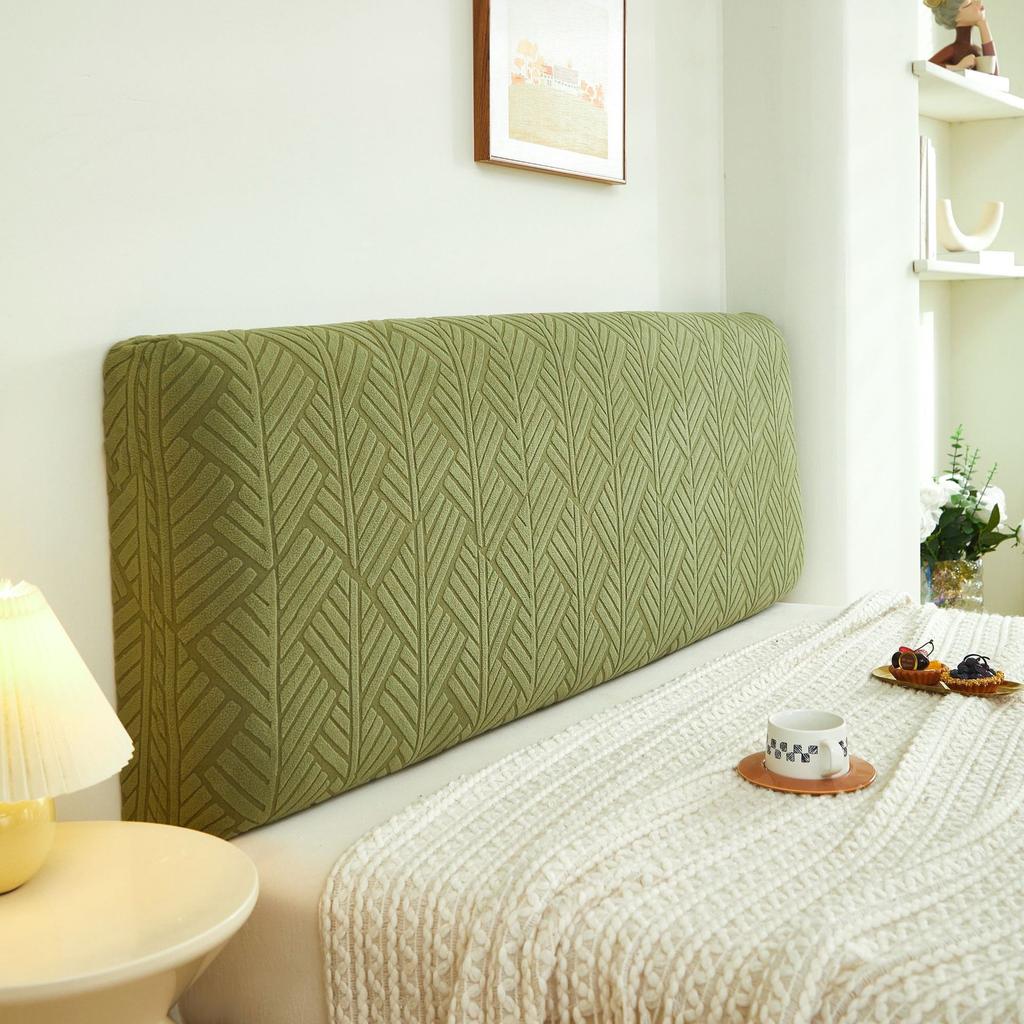 Stretch Headboard Covers for Queen Cal King Size Bed Headboard Slipcover, Jacquard Bed Head Cover Dustproof Protector Cover for Bedroom Décor