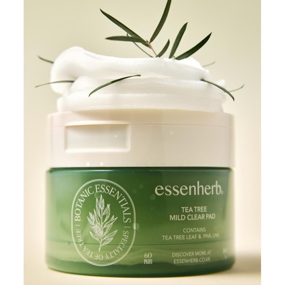 Essenherb Tea Tree Mild Clear Pad 60pcs NONE