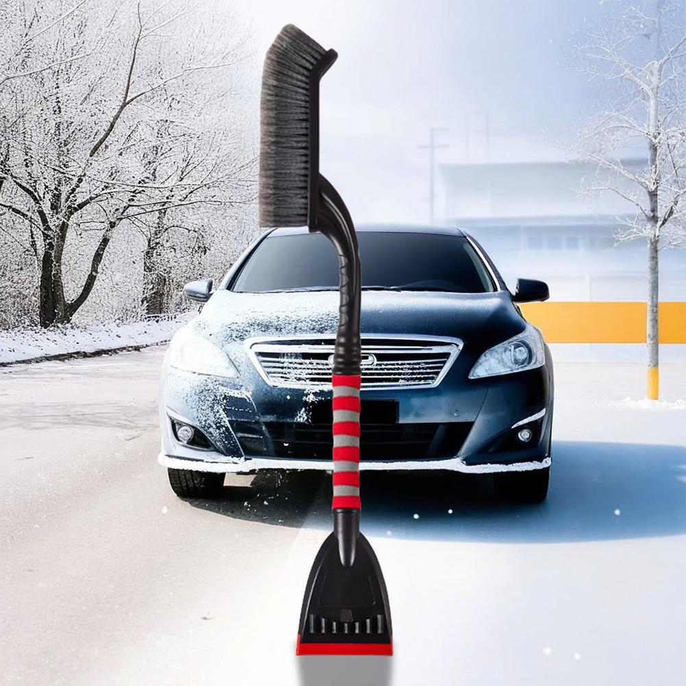 Car Snow Brush and Ice Scraper Auto Windshield Snow Cleaning Tool Detachable Design Snow Shovel Long Foam Grip for Cars