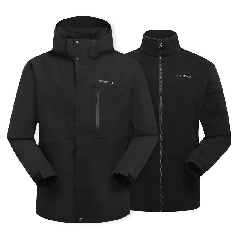 Toread Men s 3-in-1 Outdoor Windproof Fleece Jacket