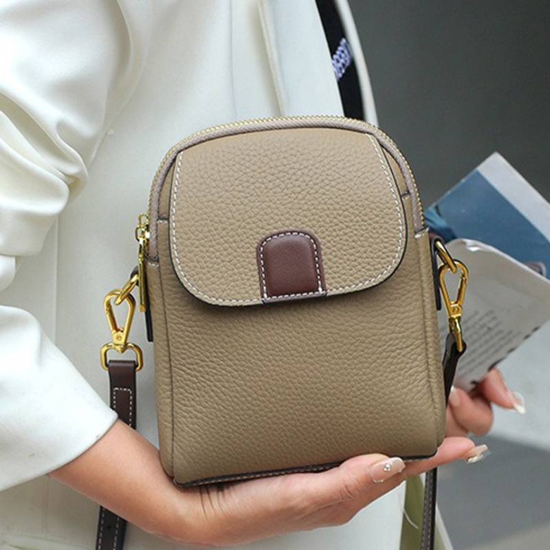 Leather Fashion Women Crossbody Bag Practical Phone Bag