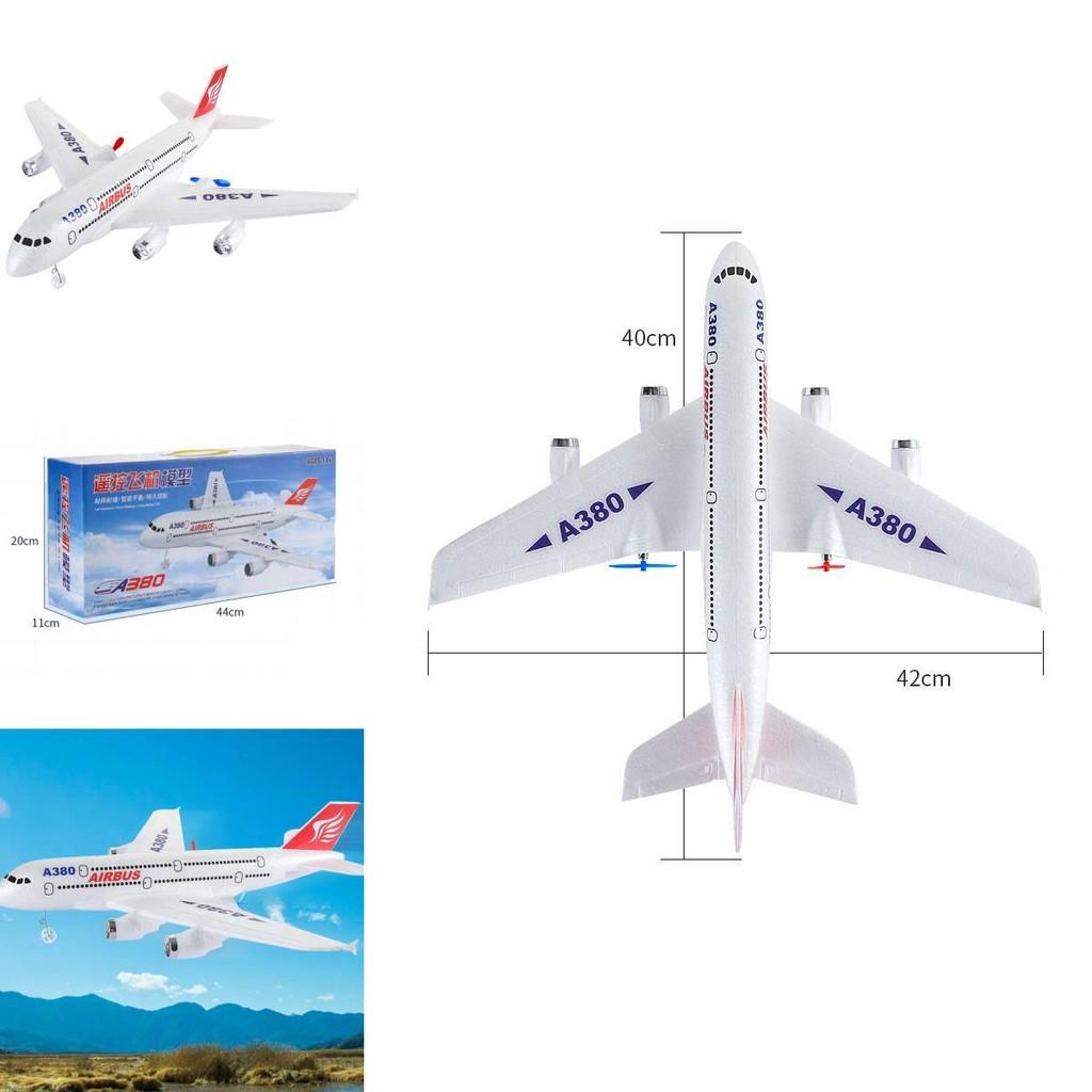 Dálkově ovládané letadlo A380 s LED světly pro kutily a letecké nadšence