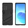 Shockproof Hard Case for OPPO Reno 6 Pro Plus Reno6 Z 5G Reno 6Z Punk Style Back Cover Casing with Kickstand