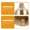 Small Brass Bells Finish Lightweight Metal Bell Pendants for Crafting DIY Jewelry Making Christmas Wreath Decor Festival