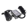 New USA to EU Trailer Light Converter US 7Way Blade Socket to EU 7Pin Round Plug
