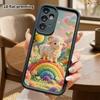 Phone Case: 2D Flat, Suitable for Samsung Galaxy A34 A35 M05 M06 S20 S22 S21 FE Plus 5G Protective Case, Rainbow Hillside Little Sheep, Perfect Christ