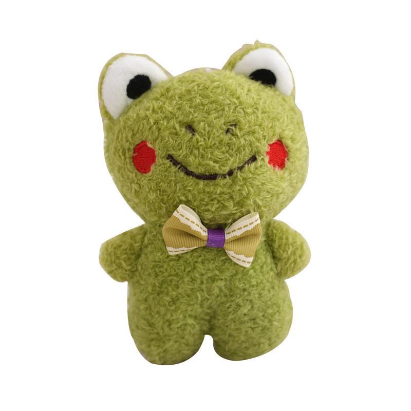 Adorable Plush Toy Frog Keychain Couple Bag Pendant Wedding Toss Machine Doll