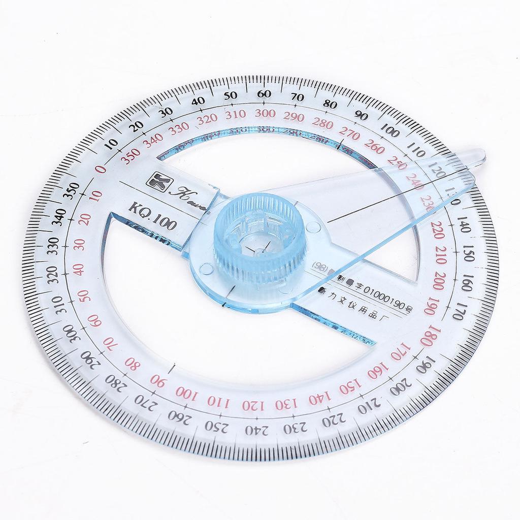 Ny 360 graders vinkel Mål 10 cm diameter gradskive oscillerende arm elever