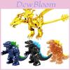 Figurine d'Action Passionnante Godzilla Roi des Monstres Roi Ghidorah Bloc de Construction Jouet Pour Enfants