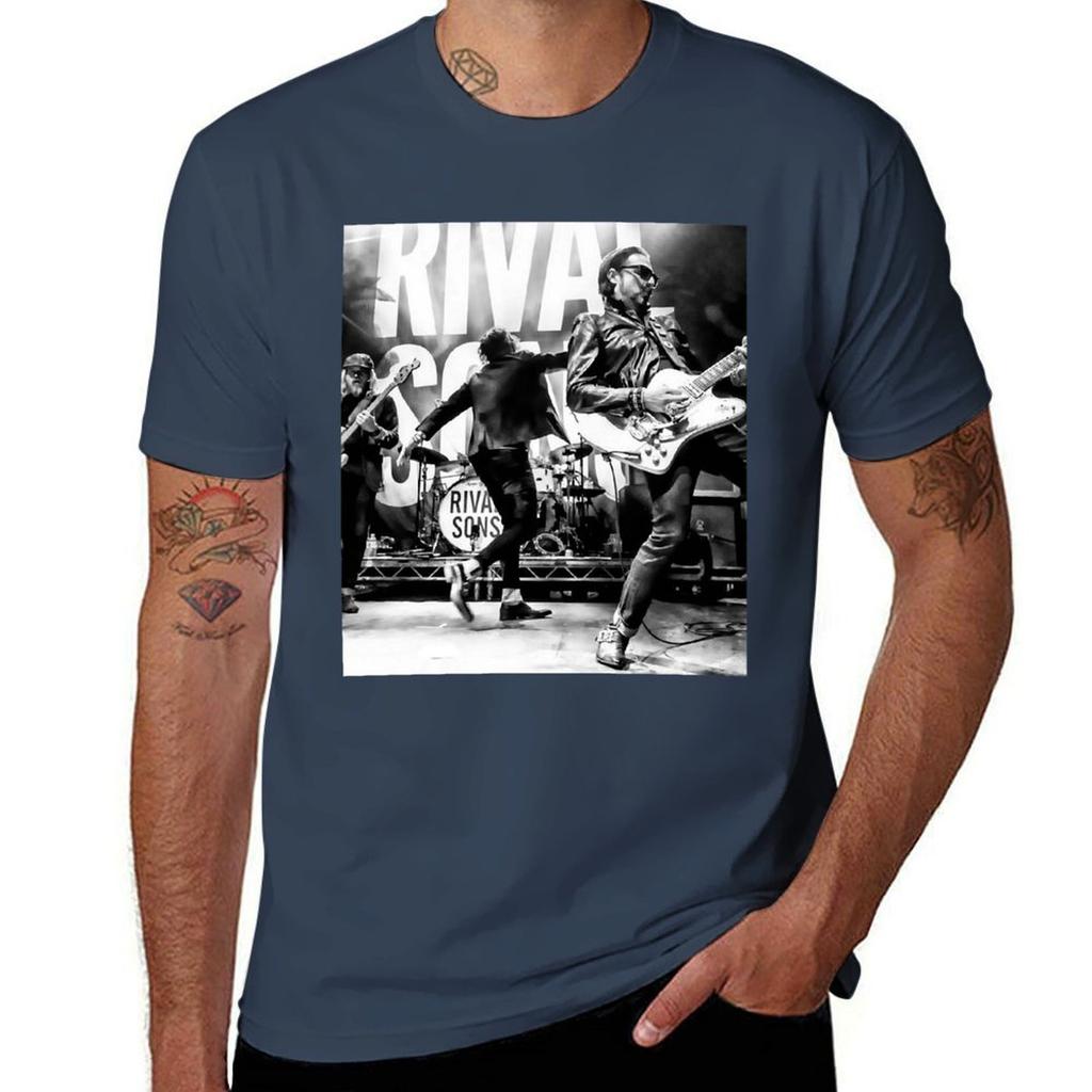 Rival Sons Rockfest T-Shirt Strapazierfähiges Arbeits-T-Shirt