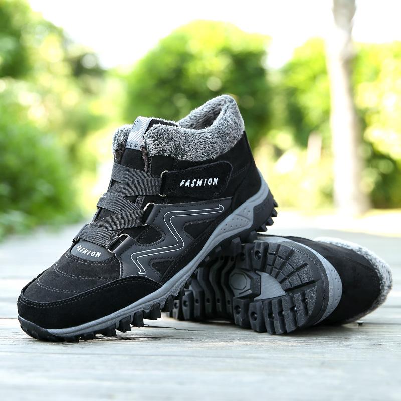 36-47 Herbst und Winter Herren Große Größe Plus Samt Gummiboden Winterschuhe Damen Winter Schneestiefel