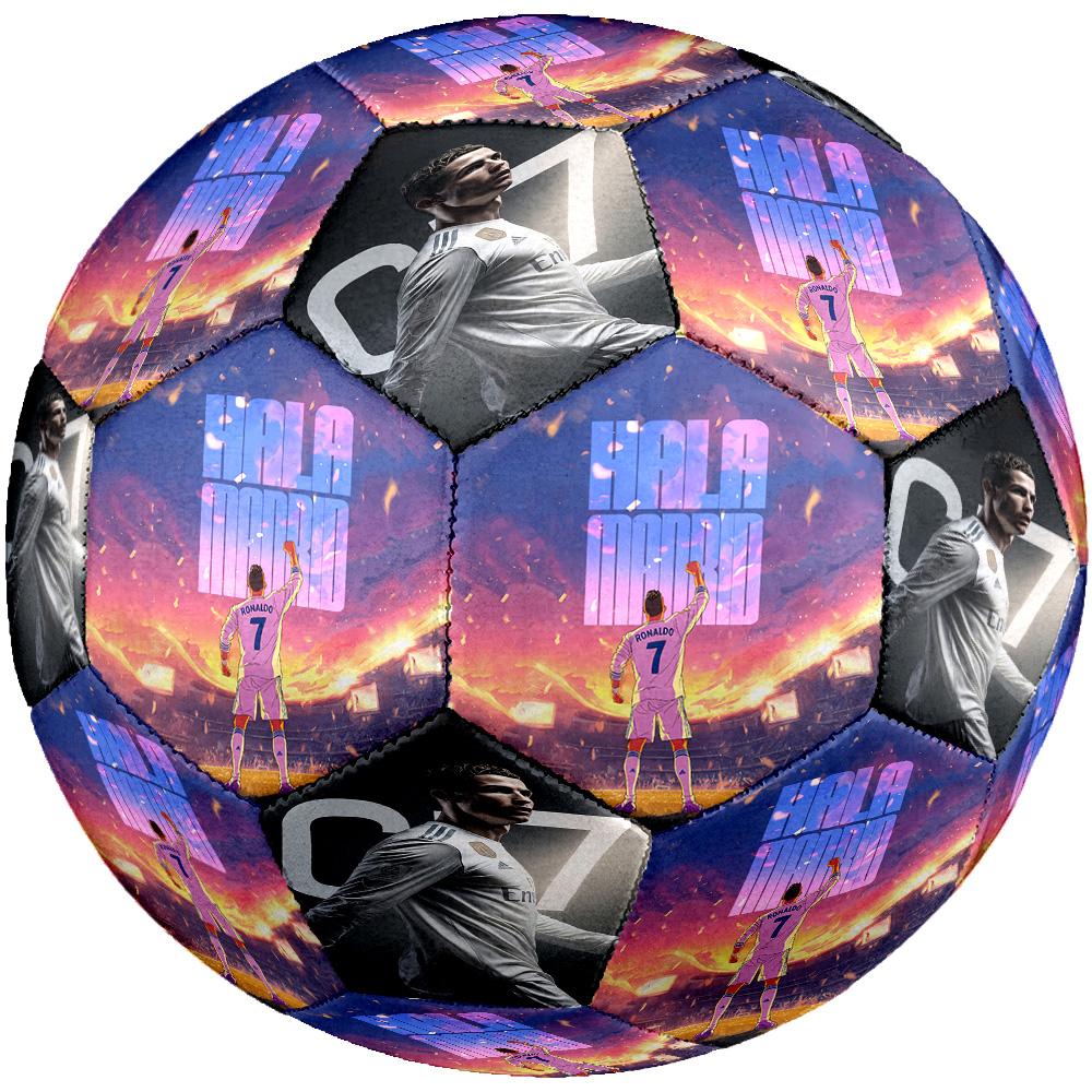 Ronaldos G.O.A.T.: Cr7's Legacy Fußball Größe 5 Maschinengenäht Indoor/Outdoor Training und Spiele perfektes Geschenk für Sportbegeisterte