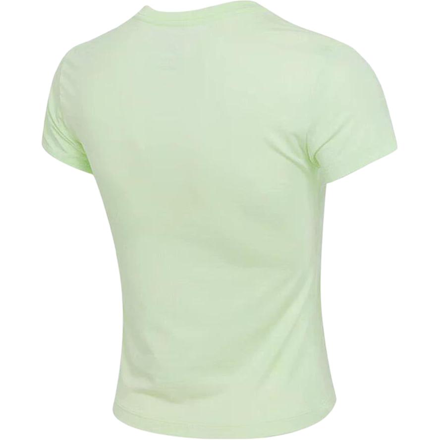 Nike Breathable Sports Slim Fit Round Neck Short Sleeve T-Shirt Women Tops Green HF9723-360