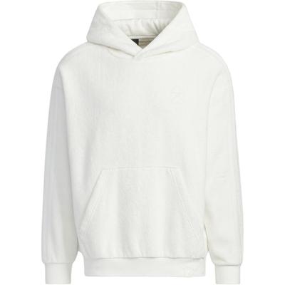 adidas Solid Color Logo Hoodie Unisex Tops Bright-White IA8169