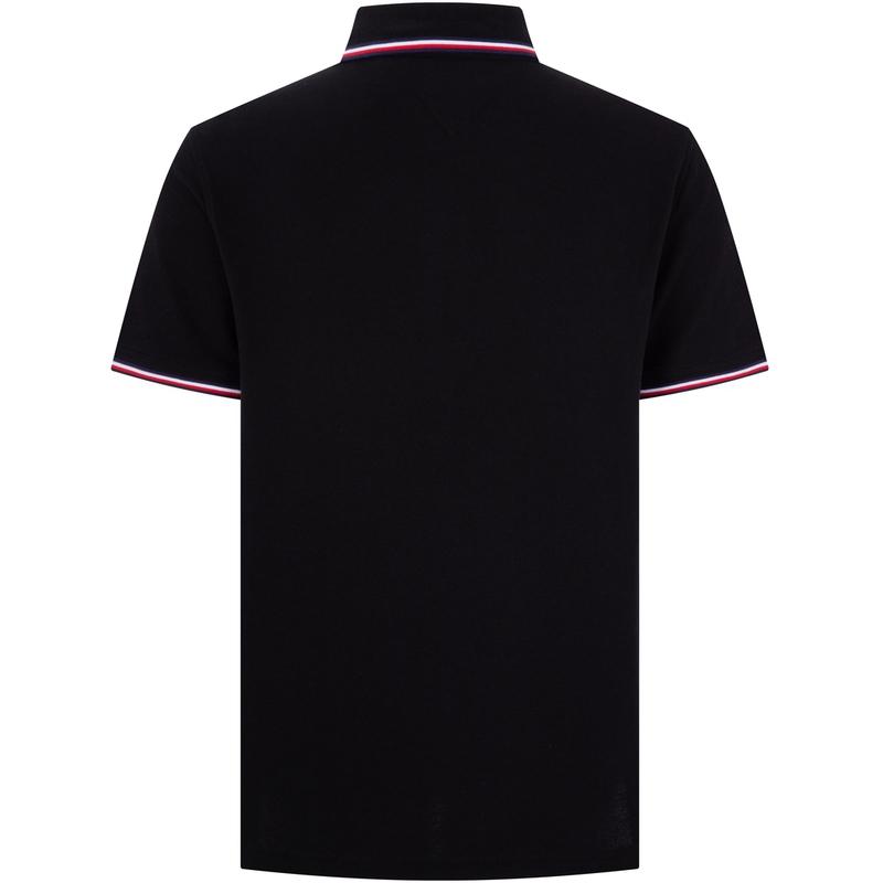 Tommy Hilfiger Polo Shirt Men's Obsidian Black Color 78J9195BEG