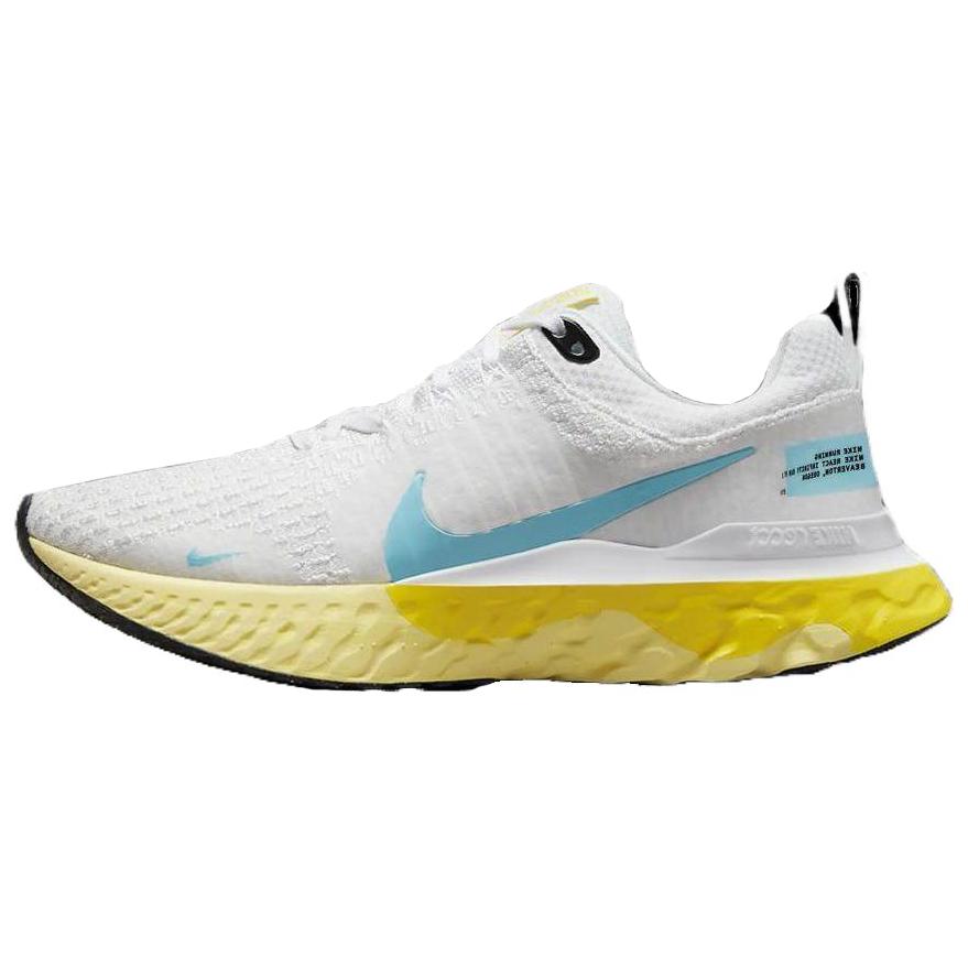 

Новые женские кроссовки Nike React Infinity Run Flyknit 3 Белый Балтийский Синий DZ3016-102 37.5