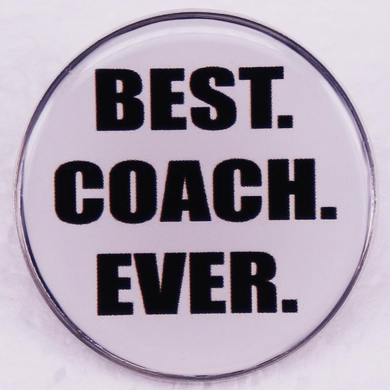 

Ultimate Coach Pin Badge - Perfect Teacher Gift серебряный