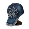 New hat women's spring summer diamond-encrusted baseball cap denim sunshade cap fashion sunscreen sun hat