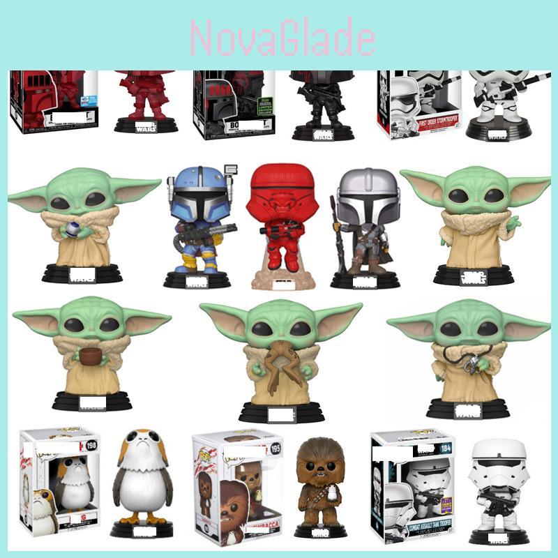 Star Wars Pop Mandalorian Baby Yoda Boba Fett Action Figure Collectible**