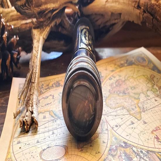 Kaleidoskop Messing Gilbert Sons Kaleidoskop mit Lederbox