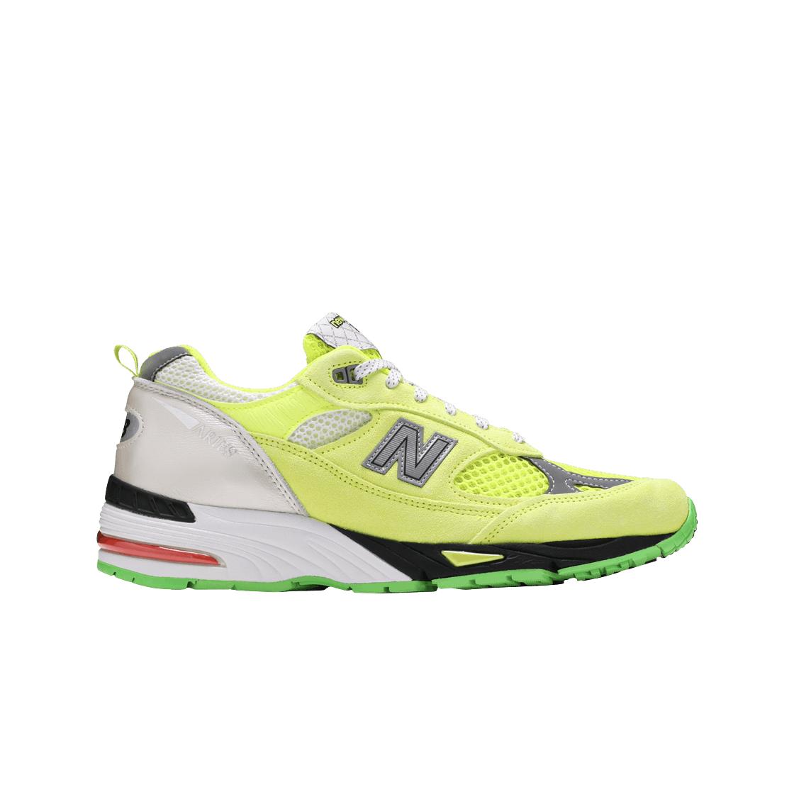 

Женские кроссовки New Balance x Aries 991 Made in UK Неоново-желтые W991AFL
