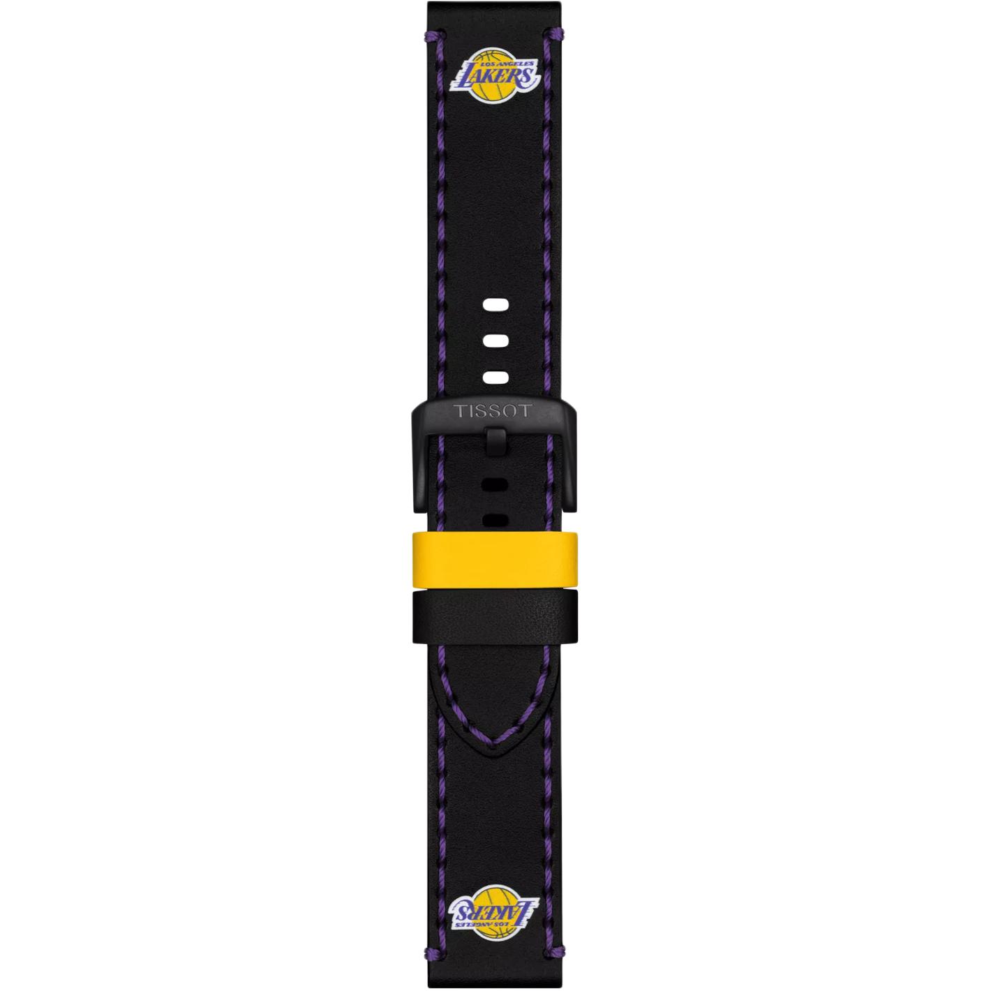 TISSOT Strap Tissot Compatibility Leather Material T852.047.503 Black Strap Width 22mm