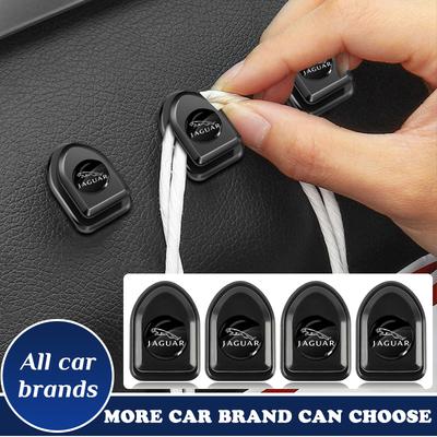 2/4 szt. Mini haczyki do samochodu Haczyki do przechowywania kabli USB, ładowarek, słuchawek, kluczy Towary samochodowe Do XF XE XJ XJ8 X351 F Pace X Type F Type Naszyjnik Nożyczki Ubrania Brelok
