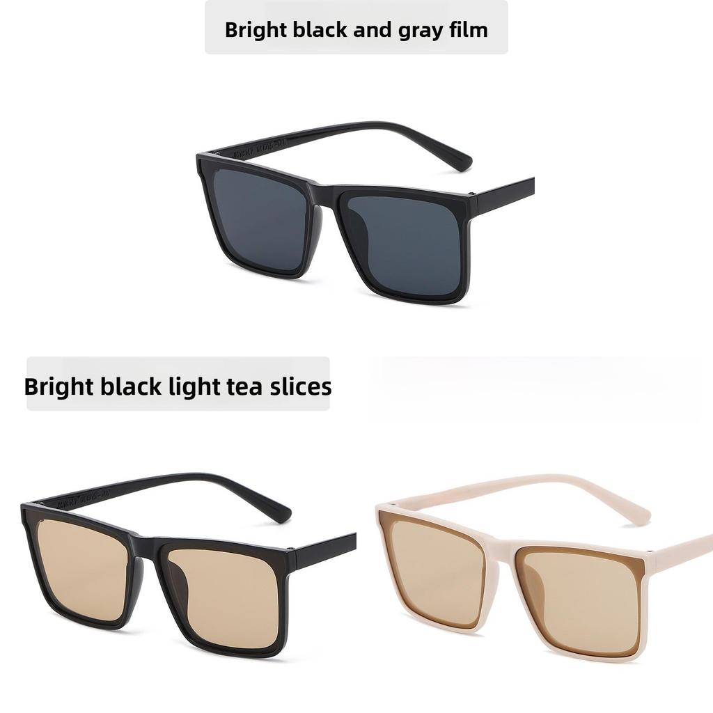 Mens Retro Square Sunglasses With Uv400 Protection For Summer Outings And Street Style