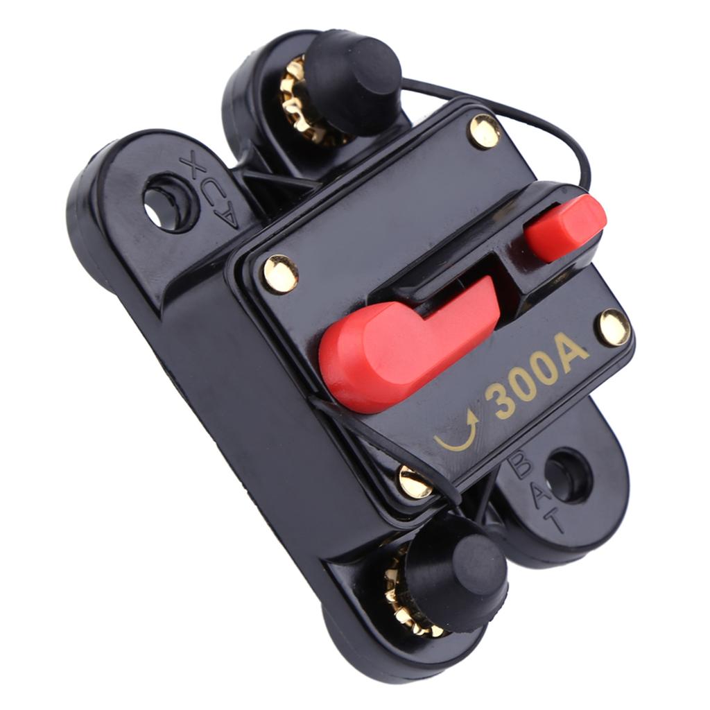 DC12V Schutzschalter für Auto Marine Boot Fahrrad Stereo Audio Reset Sicherung(300A)