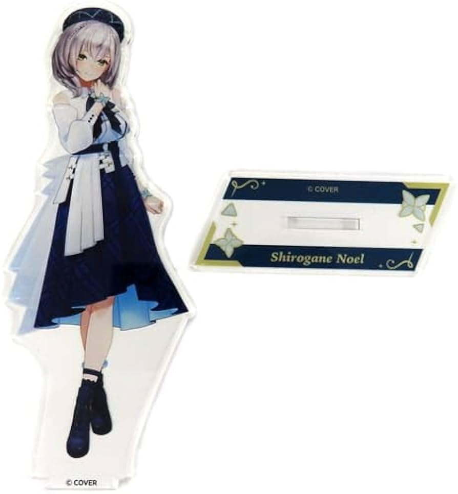 Shirogane Noel Acrylic Stand Blue Journey Costume Yoake No Uta Hololive Official Merchandise