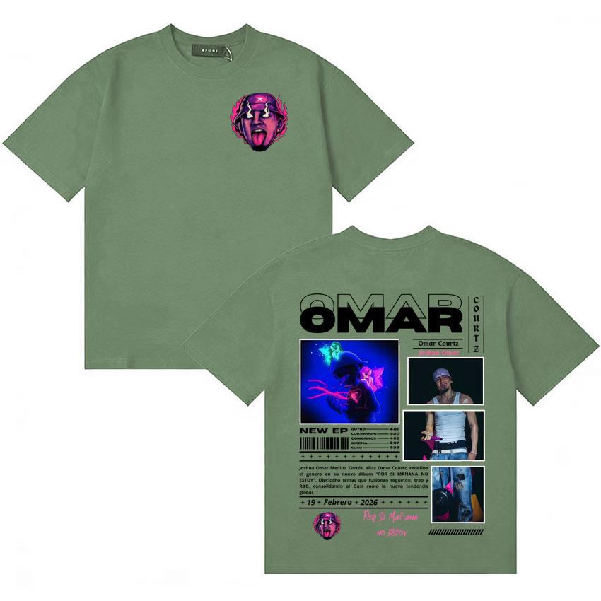 

Omar Courtz Hot Sale Por Si Unisexana No Estoy Album Merch Tshirt Unisexs Women Hip Hop Tshirt Cotton Casual Short Sleeve Tee Shirts 4XL