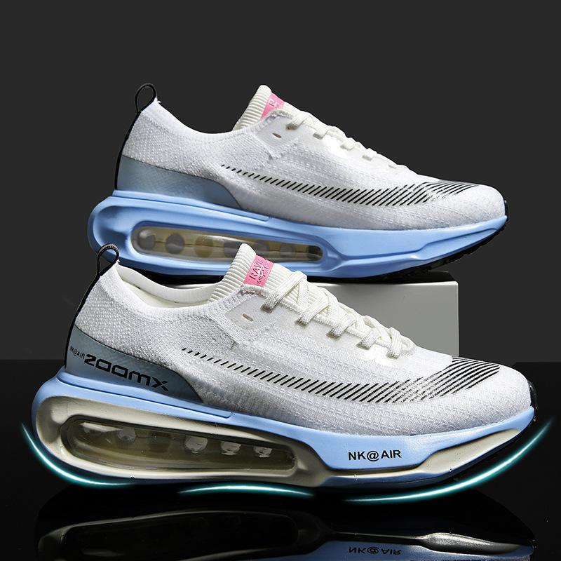 

Men s shoes autumn sports students casual and comfortable running shoes ultra-light shock-absorbing air cushion heightening shoes flying woven men s 45