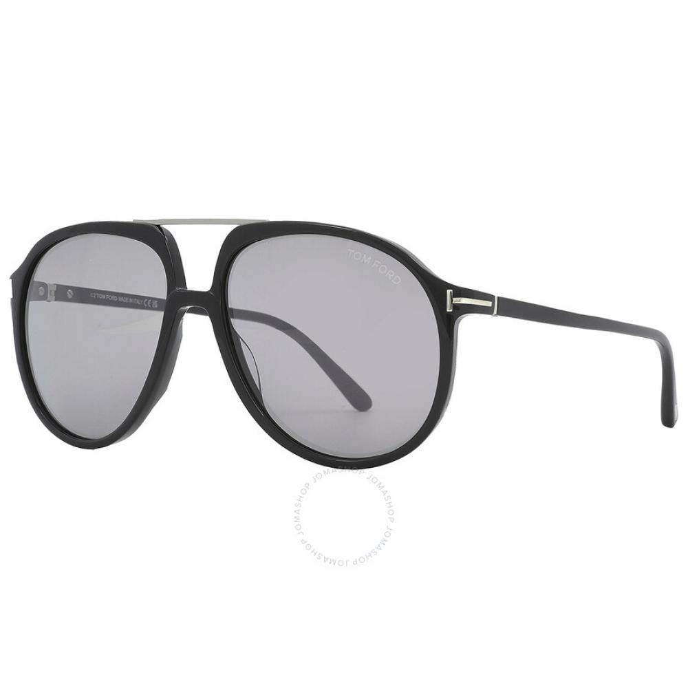 Tom Ford Archie Smoke Mirror Pilot Men S SunglaSSeS Ft1079 01c 58