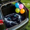 1Pcs Lightning Black Panther Car Trunk Mat with Anti Slip Cargo Liner Waterproof Rear Storage Protector Floor Mat for SUV Sedan